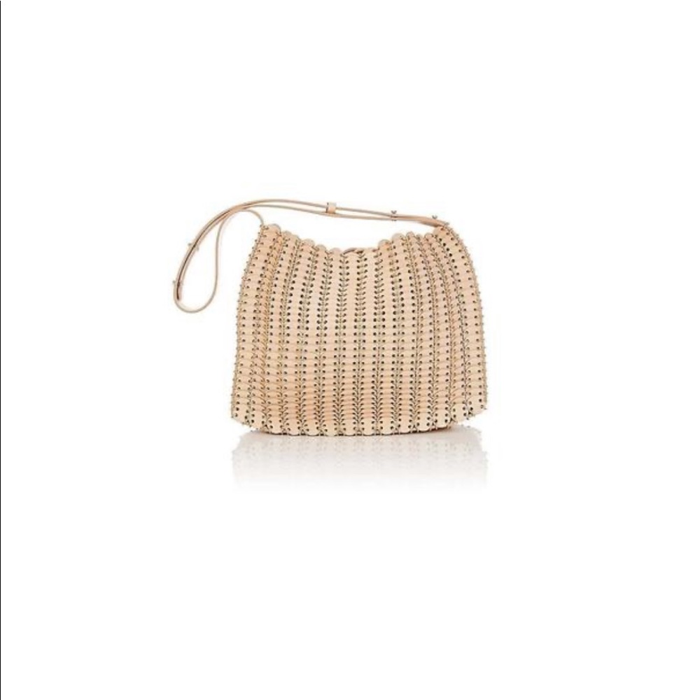 Paco Rabanne leather hobo bag with gold grommets - Picture 2 of 7